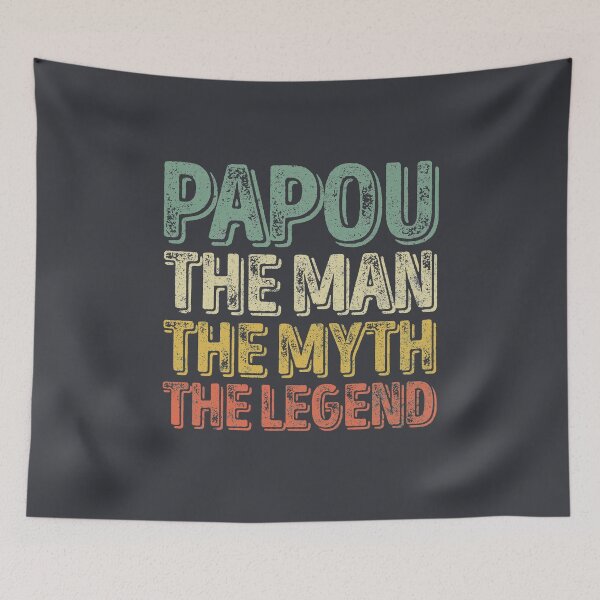 Item preview, Papou The Man The Myth The Legend Shirt Funny Christmas Gift designed and sold by KuznecovaDesign.