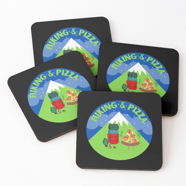 Item preview, Hiking and Pizza designed and sold by ModkMerch.