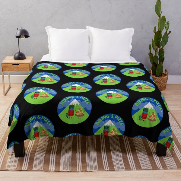 Item preview, Hiking and Pizza designed and sold by ModkMerch.