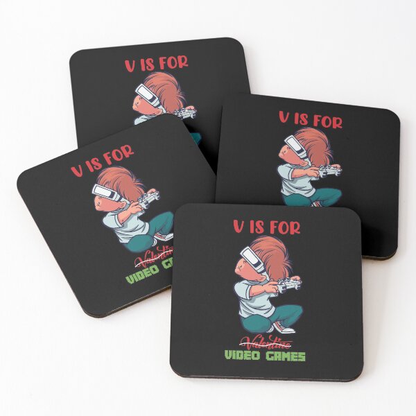 Item preview, V is for Video Games designed and sold by sketchypages.