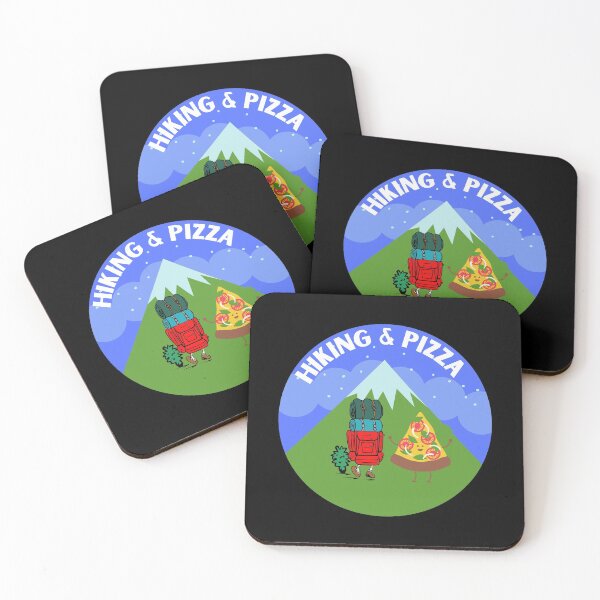 Item preview, Hiking and Pizza designed and sold by ModkMerch.