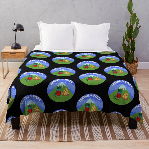 Item preview, Hiking and Pizza designed and sold by ModkMerch.
