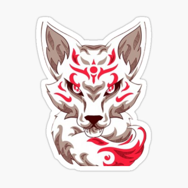 Item preview, Kitsune illustration Premium Vector designed and sold by design202015.