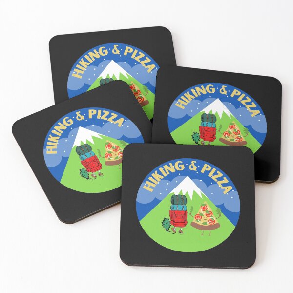 Item preview, Hiking and Pizza designed and sold by ModkMerch.