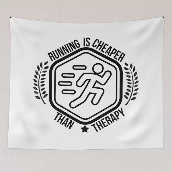 Item preview, Running is cheaper than Therapy designed and sold by Teelogic.