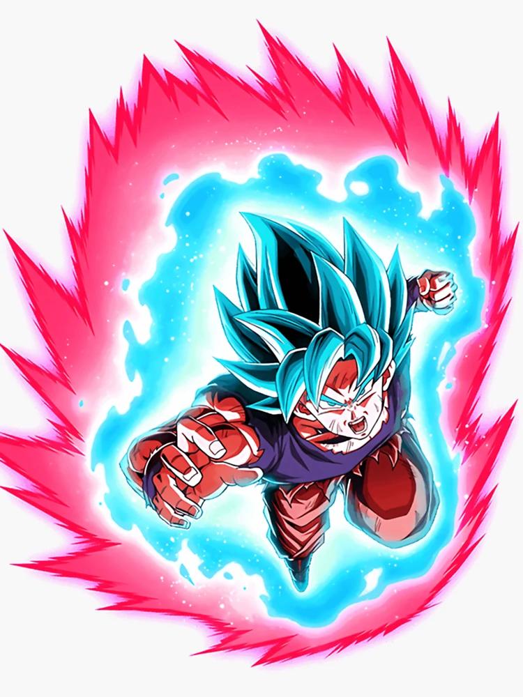 Goku and Vegta Blue Kaioken Evolution Greeting Card by Johann36