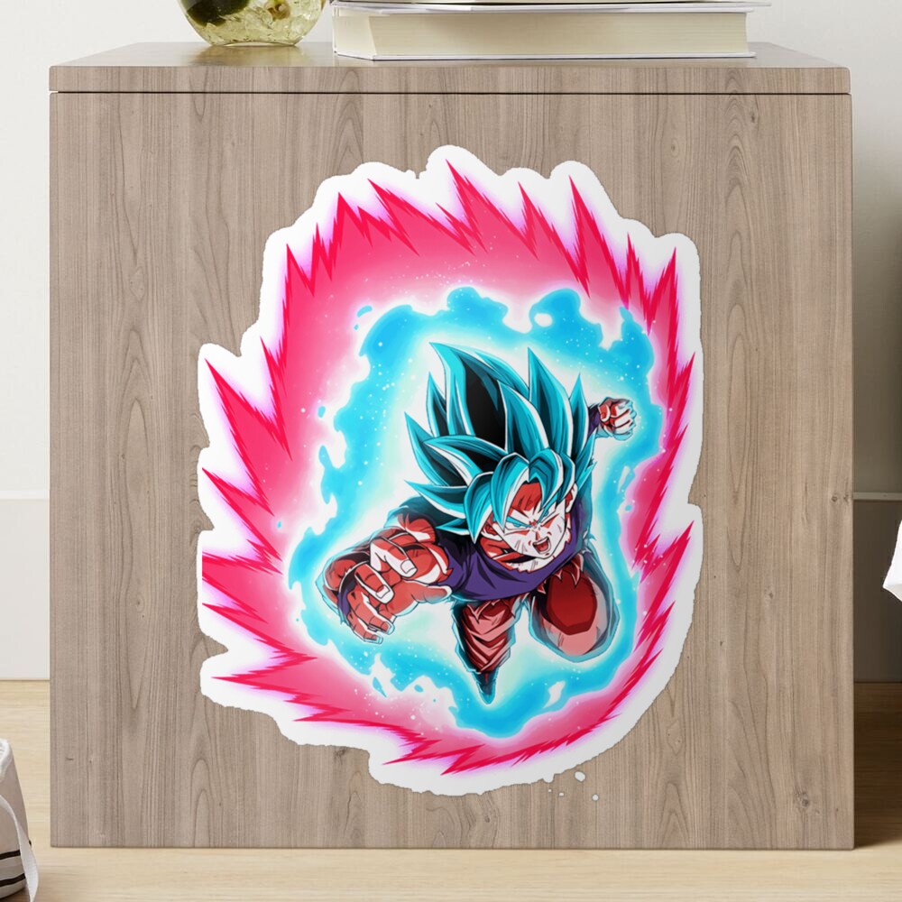 goku super saiyan blue kaioken Classic  Sticker for Sale by virtslepatla