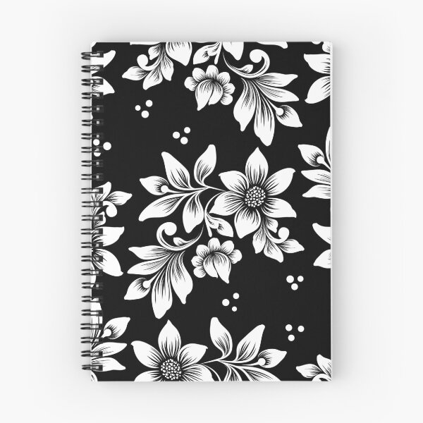 Item preview, Patrón floral (b / w) designed and sold by Parveeez.