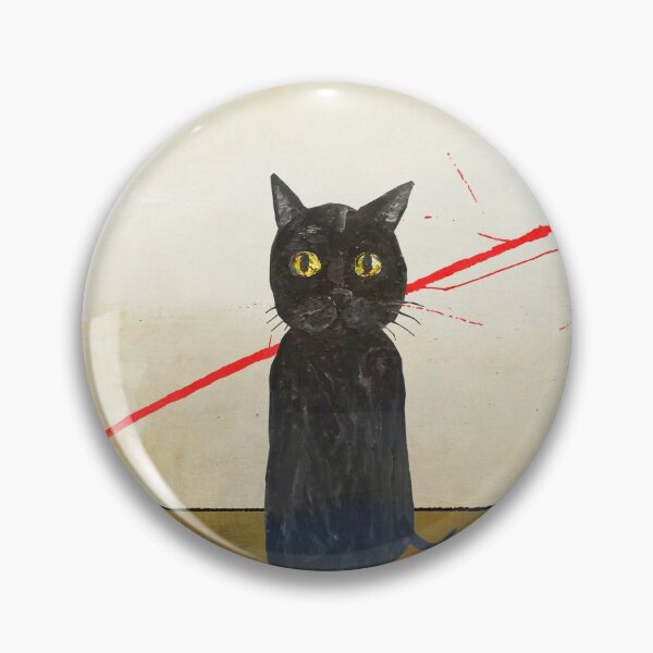 Item preview, Black Cat Red Line designed and sold by DeDesign Collective.