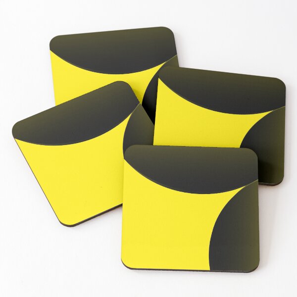 Item preview, Bright - Yellow and black abstract designed and sold by Fai-oma.