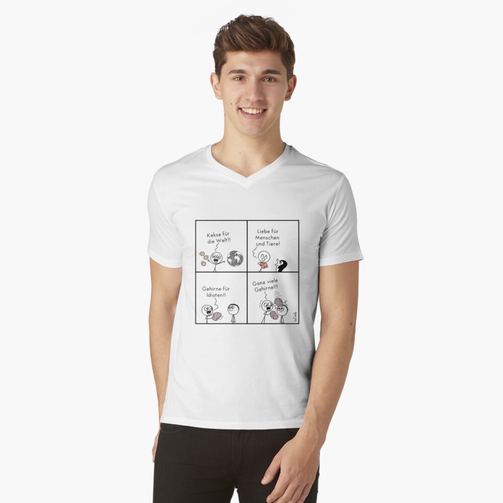 Artikel-Vorschau von T-Shirt mit V-Ausschnitt, designt und verkauft von islieb.