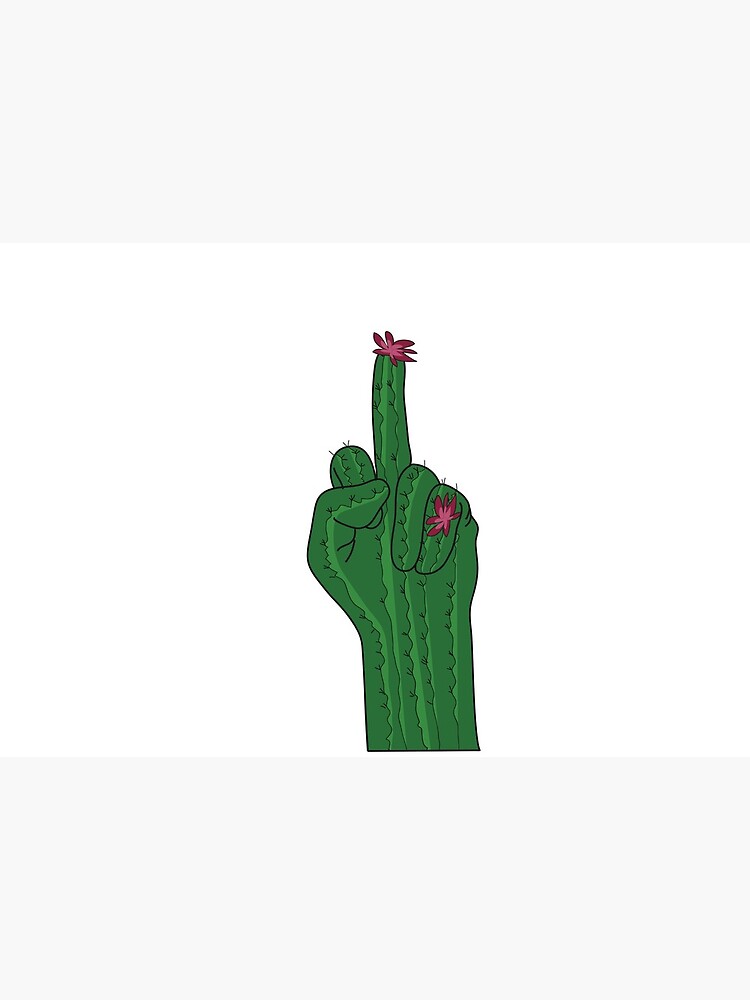 cactus middle finger shirt