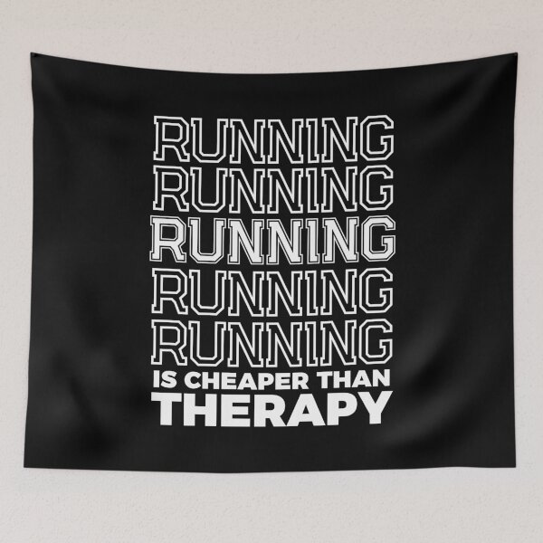 Item preview, Running is cheaper than Therapy designed and sold by Teelogic.