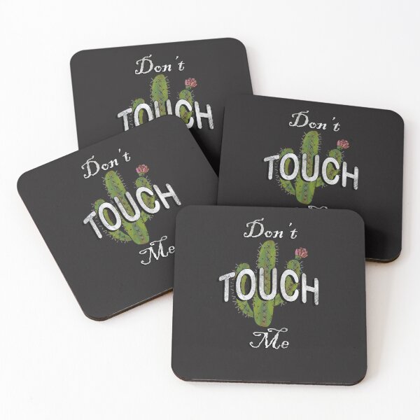 Item preview, Don't Touch Me! Funny Sarcasm, Cactus Graphic Design & Sarcastic Quote designed and sold by tamdevo1.