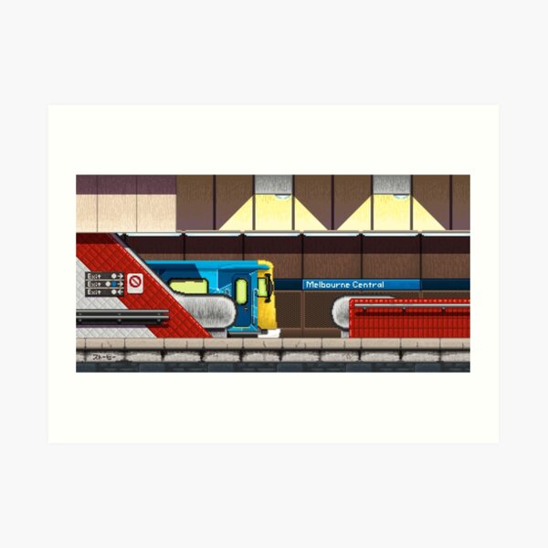 Super Melbourne Central Art Print