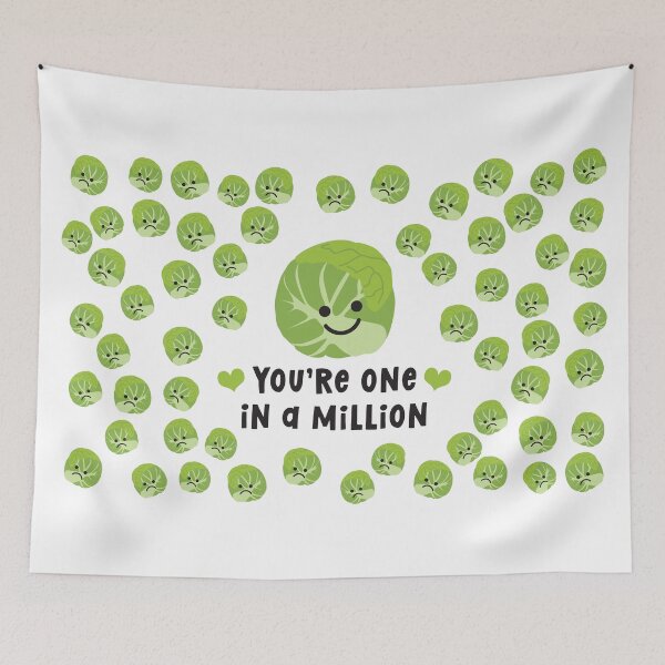 Item preview, One In A Million Brussels Sprout designed and sold by VicEllisArt.