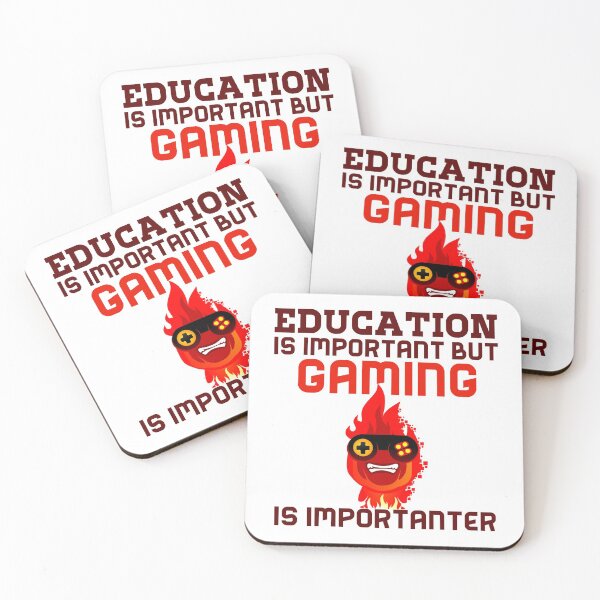 Item preview, Education Is Important But Gaming Is Importanter designed and sold by Tawfiktyson.