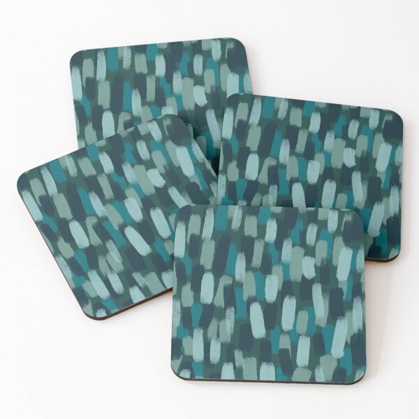 Item preview, Abstract Shades of Green Paint Brush Effect  designed and sold by OneThreeSix.