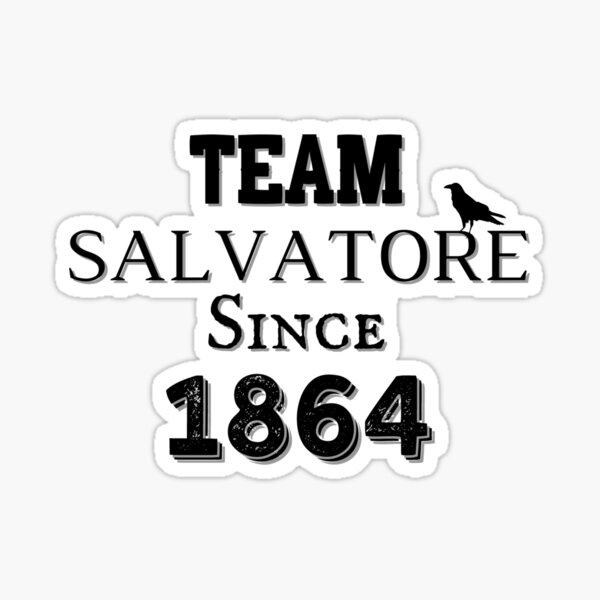 Team salvatore 1684 (black) Sticker