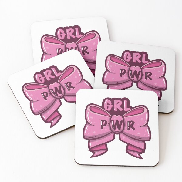 Item preview, Girl power - pink girly bow empowering design designed and sold by Sonyque.