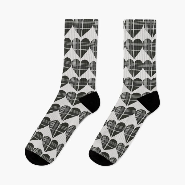 Item preview, Grey Tartan Heart designed and sold by WoldsLincs.