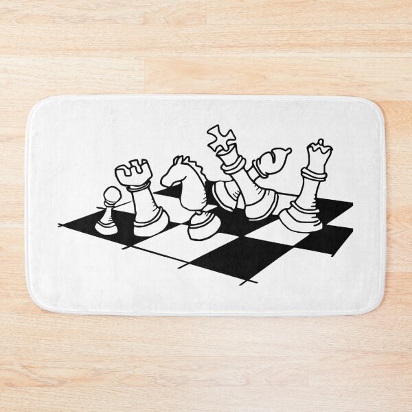 Item preview, Chess Pieces dancing on Chessboard designed and sold by shakmati.