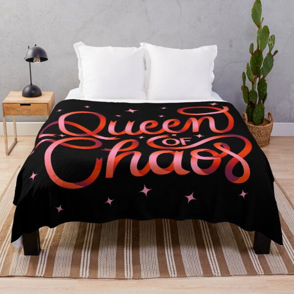 Item preview, Queen of Chaos. Cool lettering for girls designed and sold by Sandra Brezina.