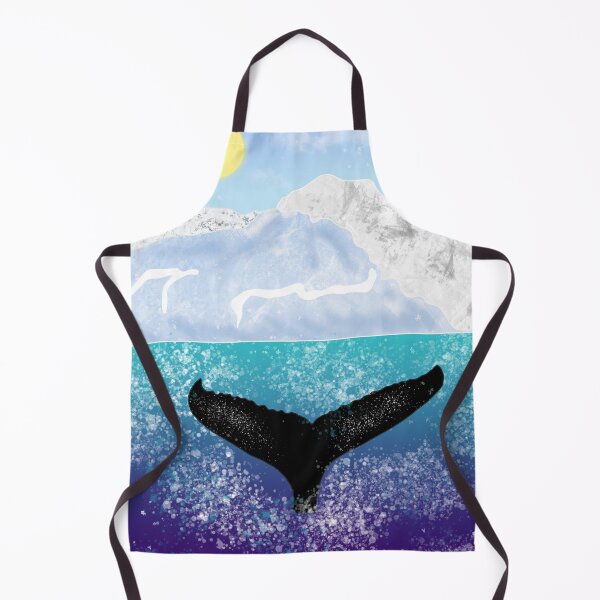 Item preview, Whale and icebergs designed and sold by Catherine Milchard.