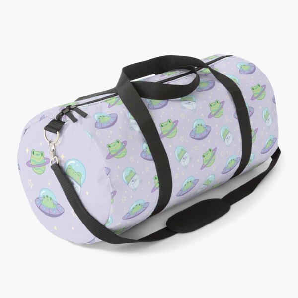 Cute Cosmic Frogs Duffle Bag