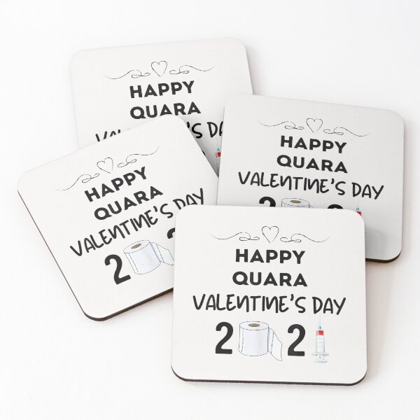 Item preview, Valentine’s Day 2021 Quarantined - Happy Valentines day love Hearts (2021) designed and sold by PrintexDesigns.