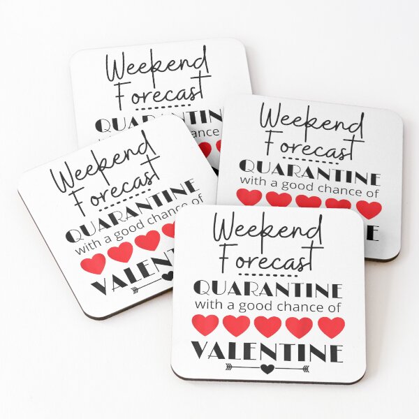 Item preview, Valentine’s Day 2021 Quarantined - Happy Valentines day love Hearts (2021) designed and sold by PrintexDesigns.