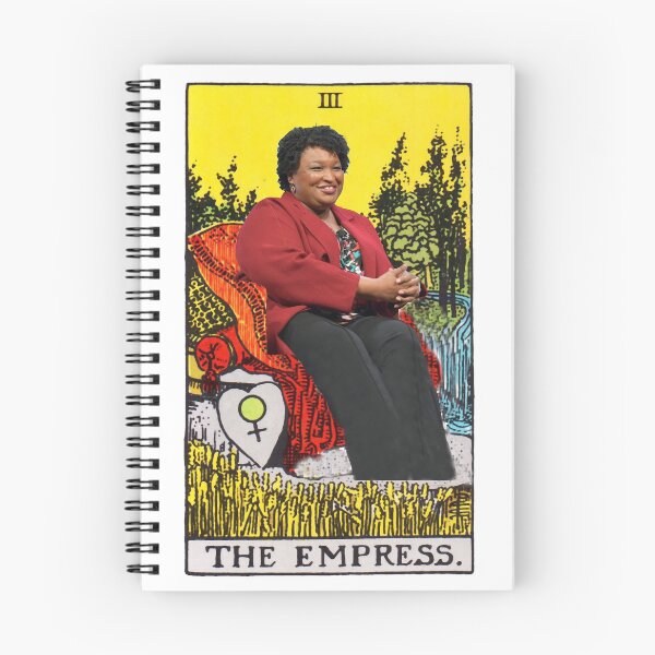 Item preview, Stacey Abrams The Empress Political Tarot  designed and sold by shinymoonthing.