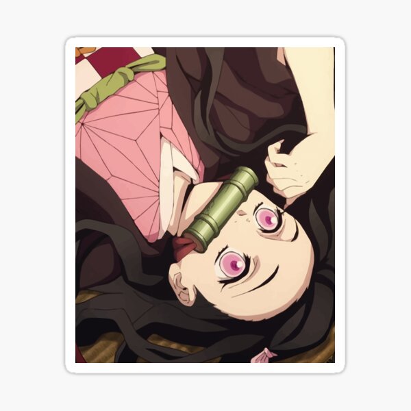 Kimetsu No Yaiba Cute Nezuko Sticker By Animeartworks Redbubble The