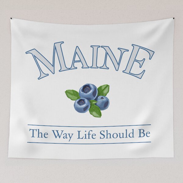 Item preview, Maine Blueberries designed and sold by rhodeyart.
