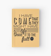 John 10:10 Full Life in Jesus Hardcover Journal