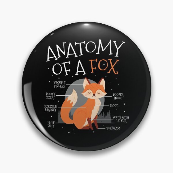 Item preview, Anatomy Of A Fox Cute Fox Forest Animal designed and sold by MooonTees.