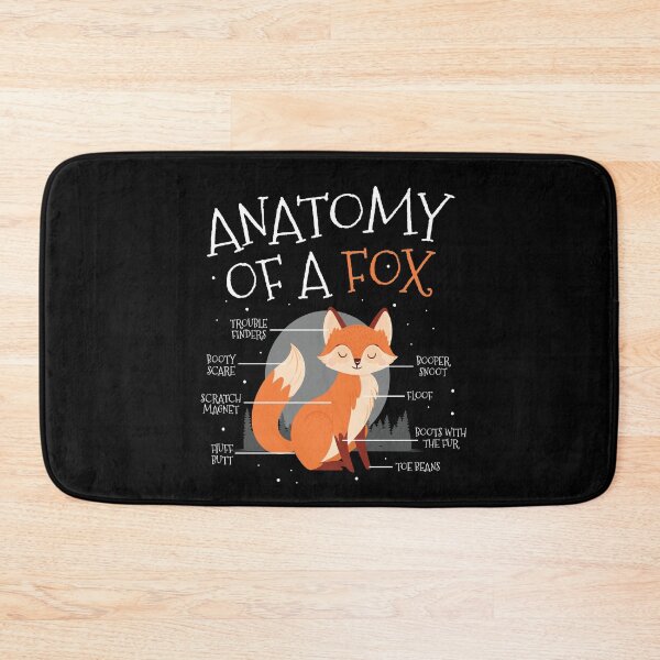 Item preview, Anatomy Of A Fox Cute Fox Forest Animal designed and sold by MooonTees.
