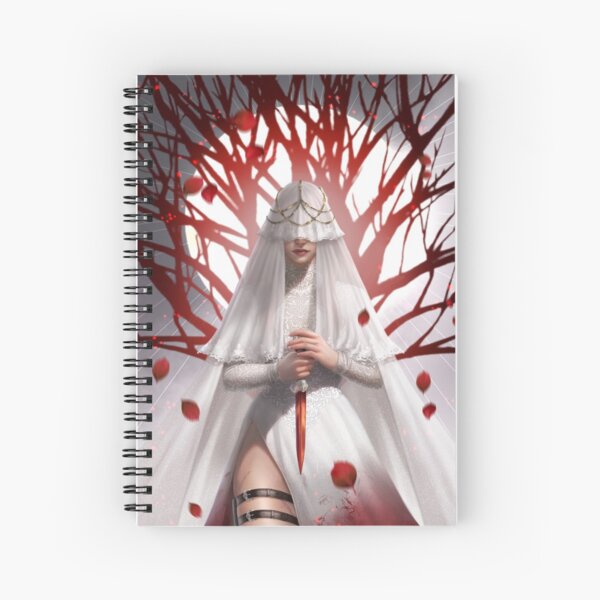The Maiden (veil version) Spiral Notebook