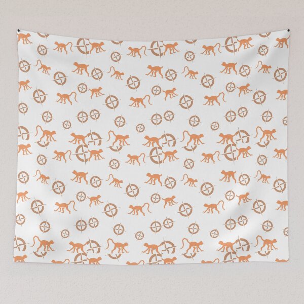 Item preview, Monkey and compass designed and sold by Sarah  Rigby.