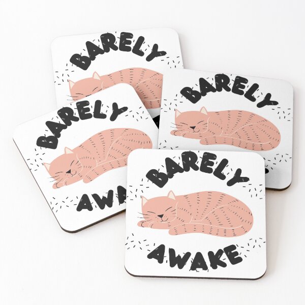 Item preview, Barely Awake designed and sold by Vibing-Right.