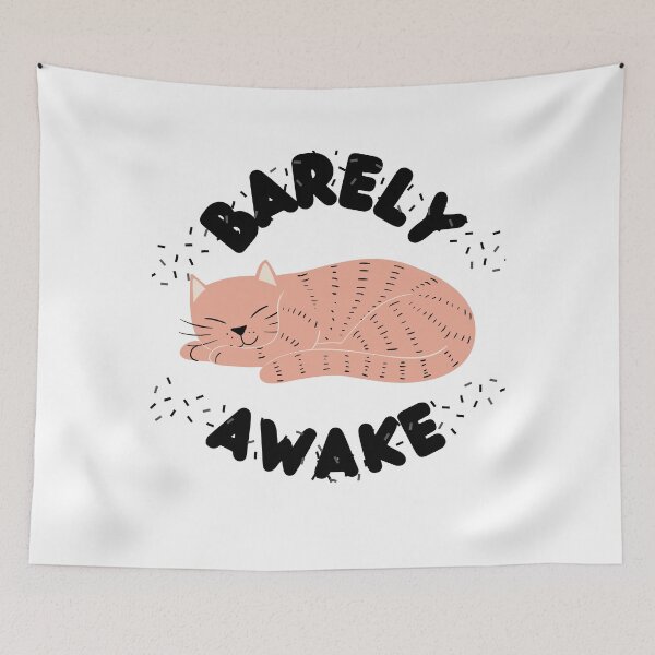 Item preview, Barely Awake designed and sold by Vibing-Right.