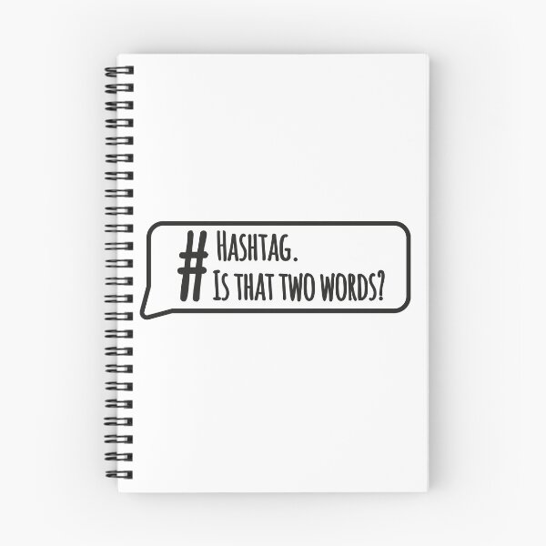 Item preview, Hashtag. Is That Two Words? Sticker designed and sold by TIllustrations.