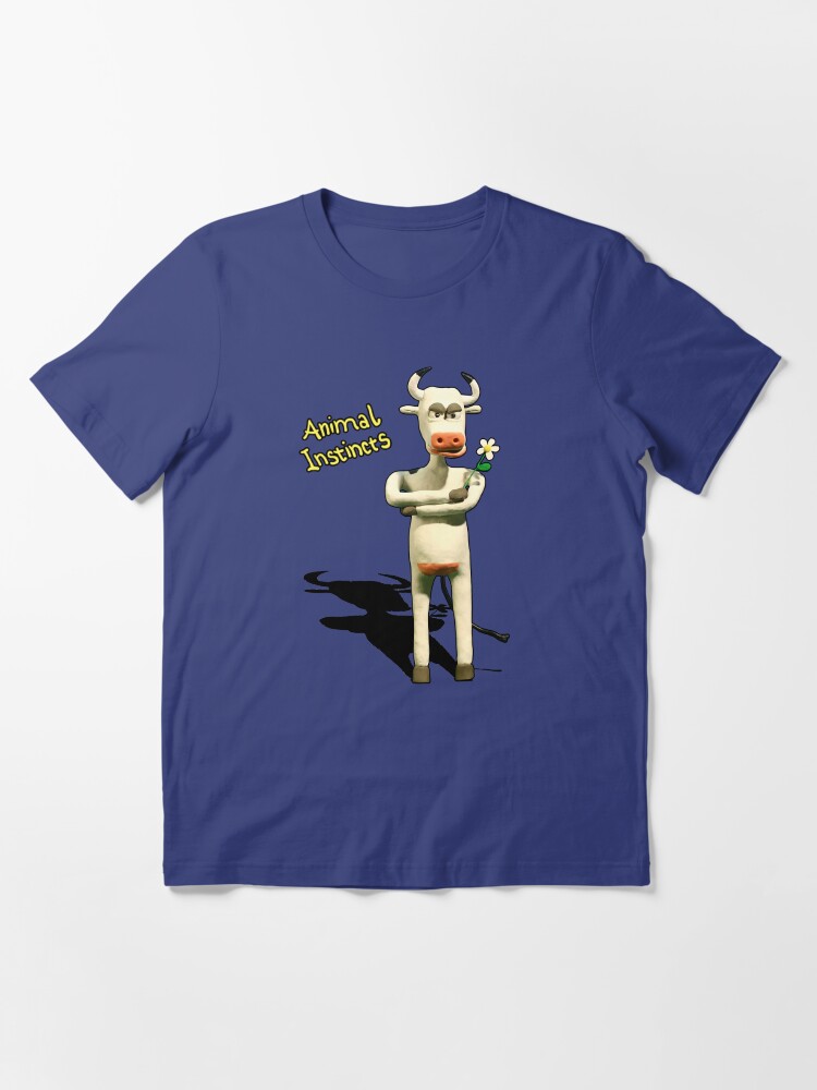 Alternate view of Animal Instincts - Cow Essential T-Shirt