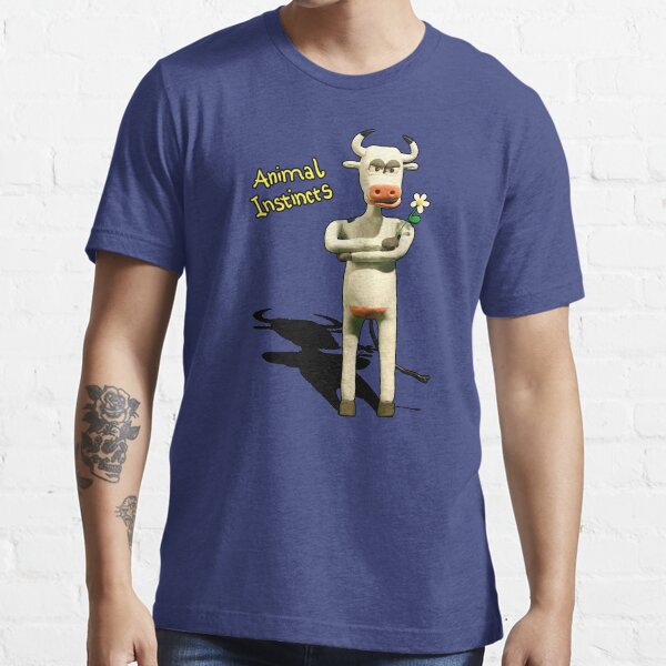 Animal Instincts - Cow Essential T-Shirt