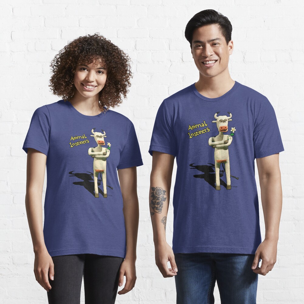 Animal Instincts - Cow Essential T-Shirt