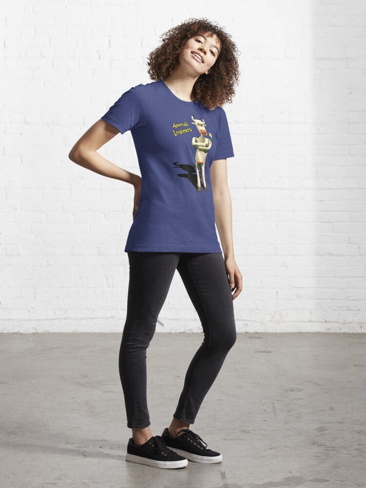 Alternate view of Animal Instincts - Cow Essential T-Shirt