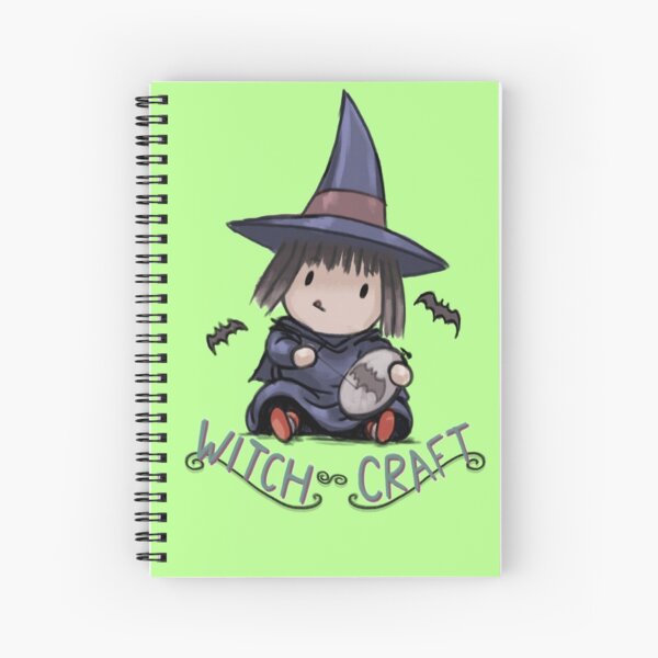 Item preview, Adorable Crafty Witch Doing Spooky Cross Stich Witchcraft designed and sold by stilo29.
