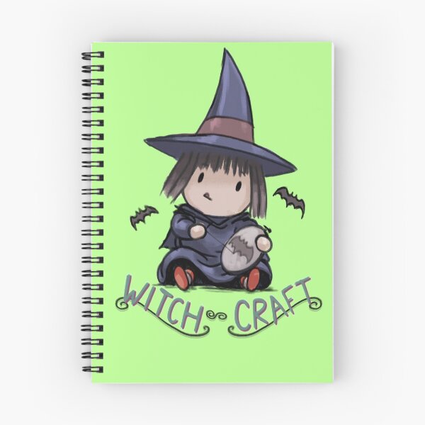 Item preview, Adorable Crafty Witch Doing Spooky Cross Stich Witchcraft designed and sold by stilo29.