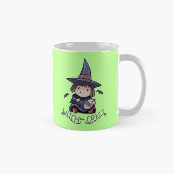 Item preview, Adorable Crafty Witch Doing Spooky Cross Stich Witchcraft designed and sold by stilo29.