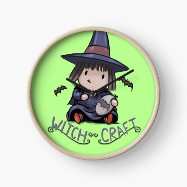 Item preview, Adorable Crafty Witch Doing Spooky Cross Stich Witchcraft designed and sold by stilo29.